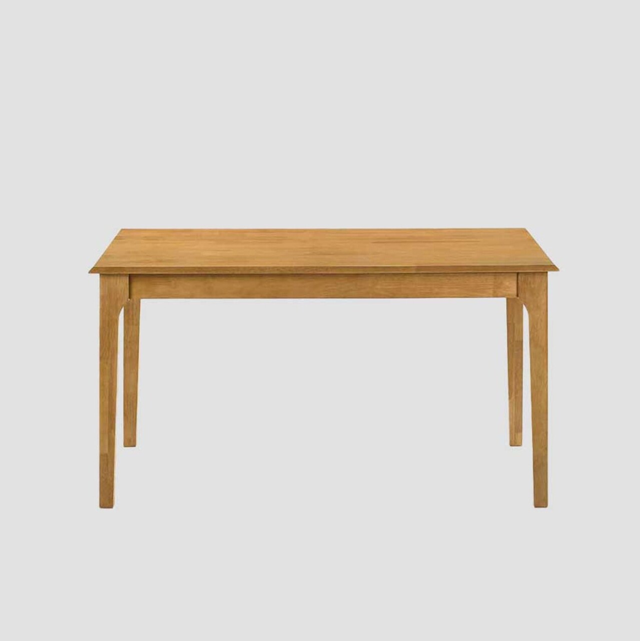 Masa Avella, Homla, 140x75x76 cm, lemn de cauciuc, natur - imagine 6